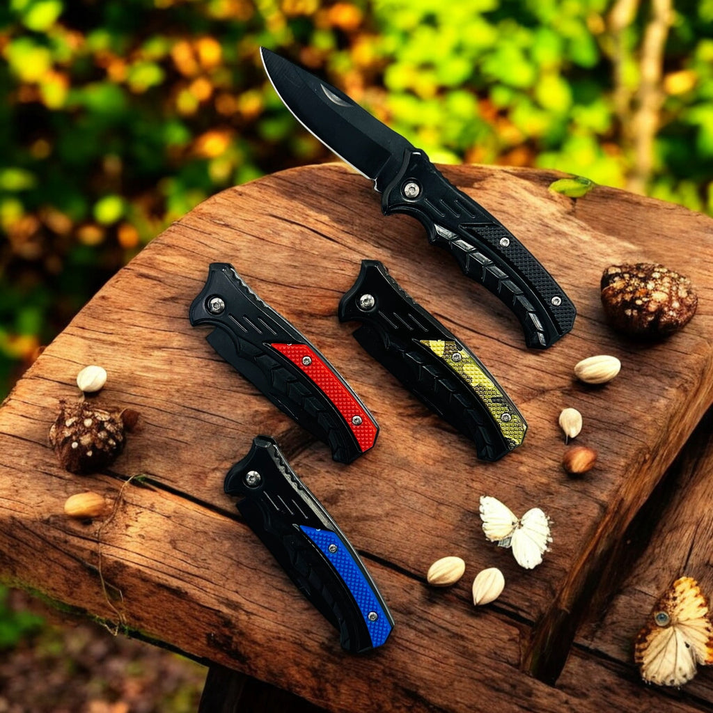 ATISEN 4-Pack Snakeskin Folding Knives - view 5