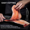 ATISEN Fishing Fillet Knife Set 6-Inch Stainless Steel Blade with Sheath and Sharpener, 3-Piece