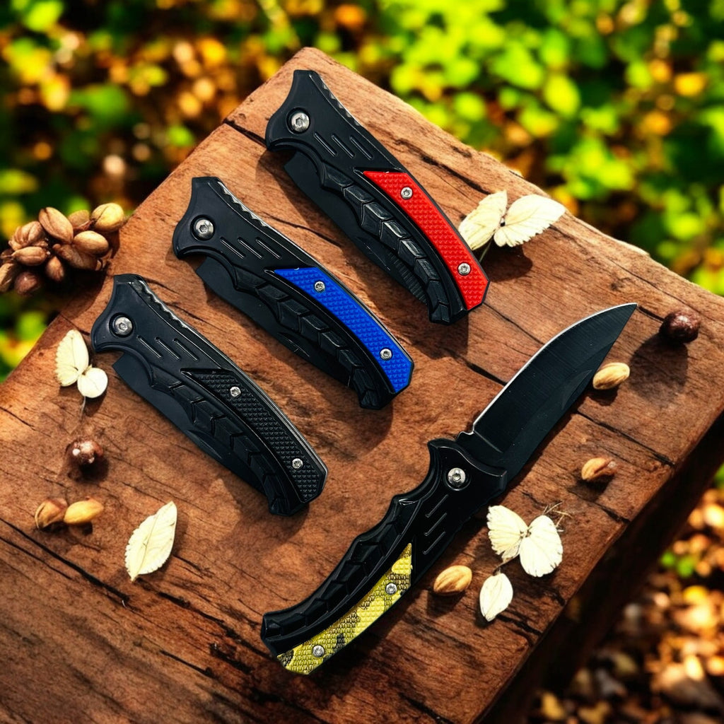 ATISEN 4-Pack Snakeskin Folding Knives - view 7