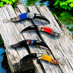 ATISEN 4-Pack 3D Embossed Folding Knives - view 7