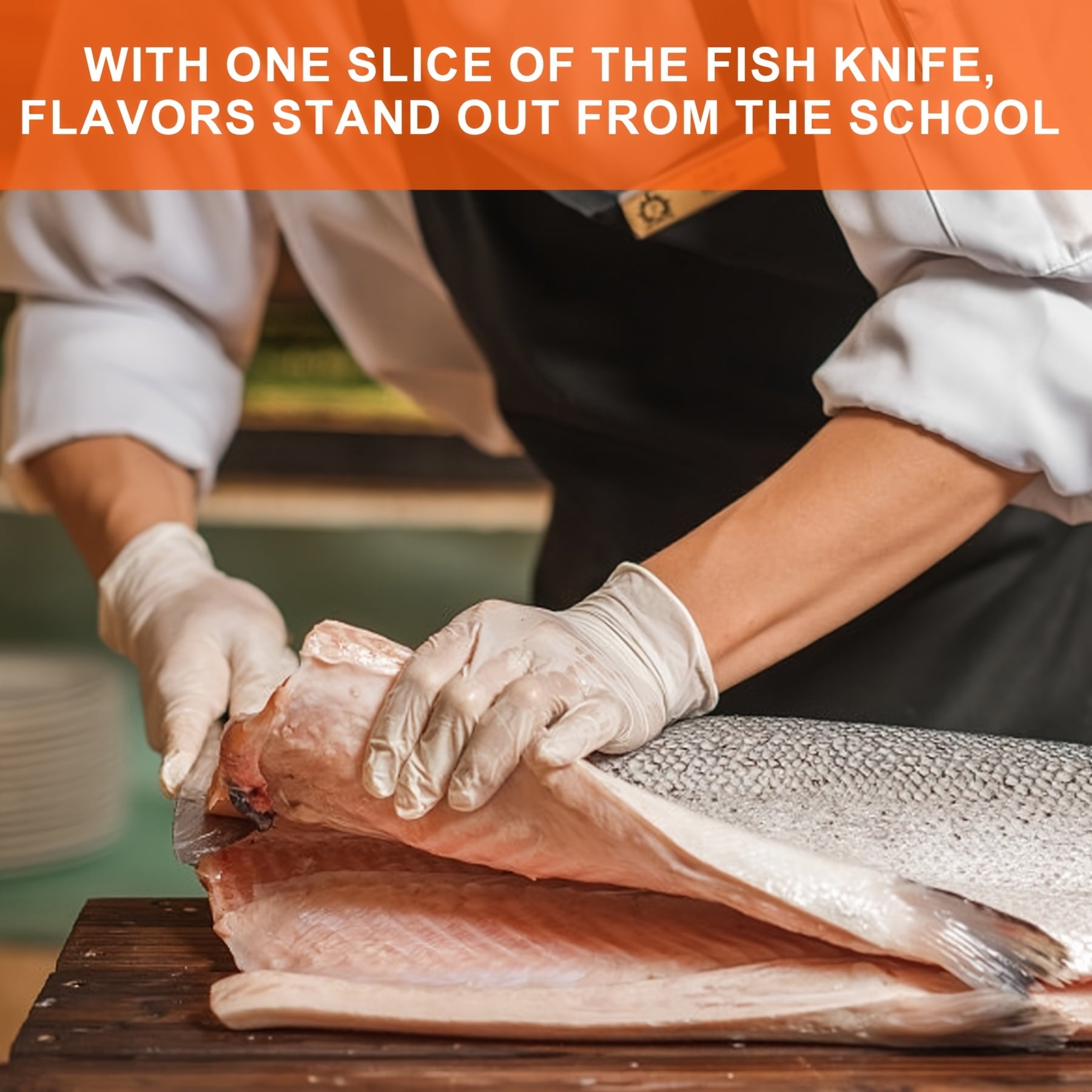ATISEN 3-Piece Fish Knife Set - view 2