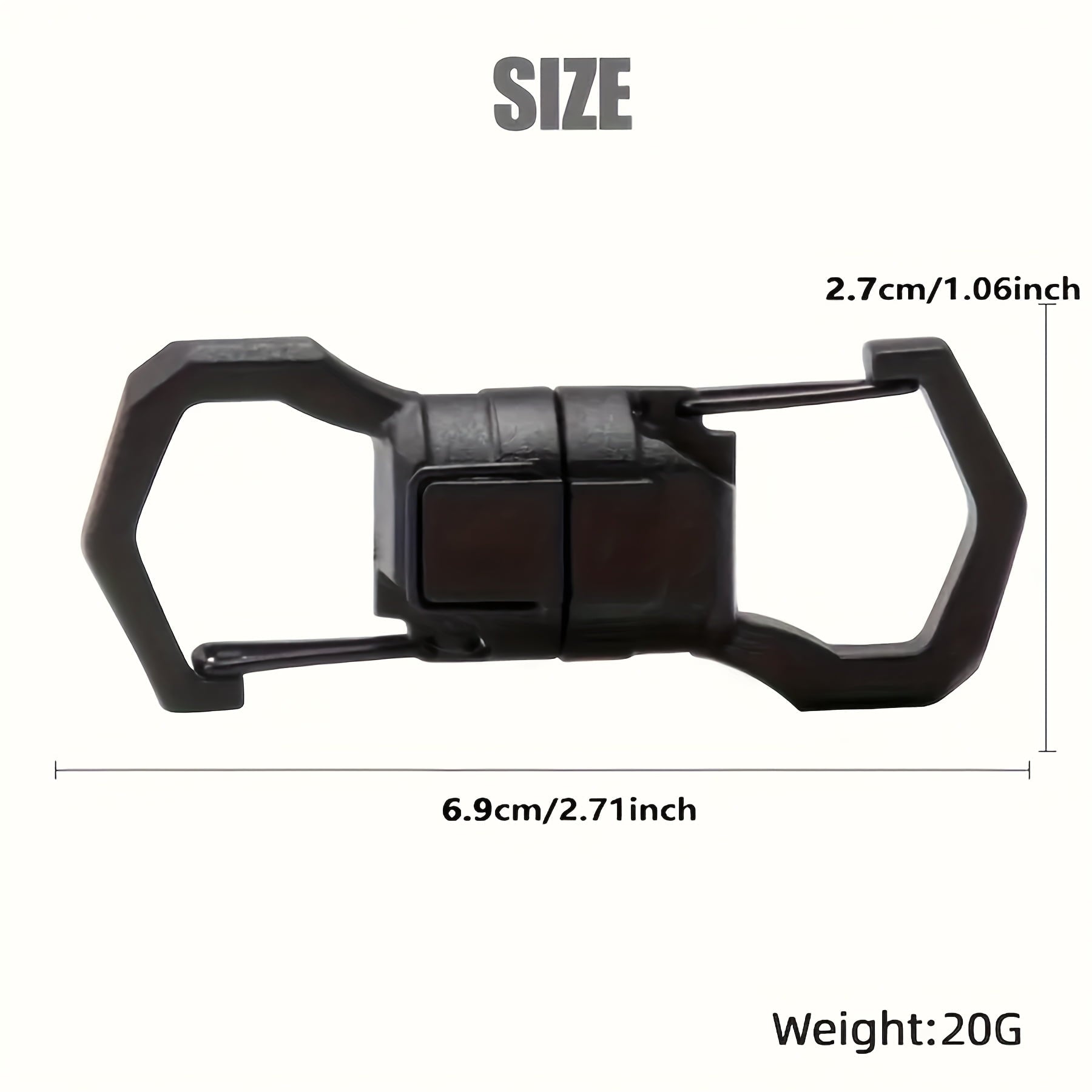 ATISEN 2-Pack Magnetic Buckle - view 2