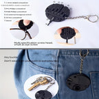Mini EDC Multi-Tool Knife 7-in-1 Keychain for Home Repair & Outdoor