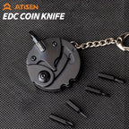Mini EDC Multi-Tool Knife 7-in-1 Keychain for Home Repair & Outdoor