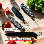 ATISEN 4PCS Skull Pocket Knives - view 7