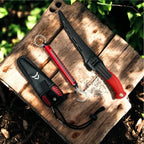 ATISEN Fillet Fishing Knife Set 9 Inch Stainless Steel Blade, Non-Slip Handle with Sharpener, 2 Piece