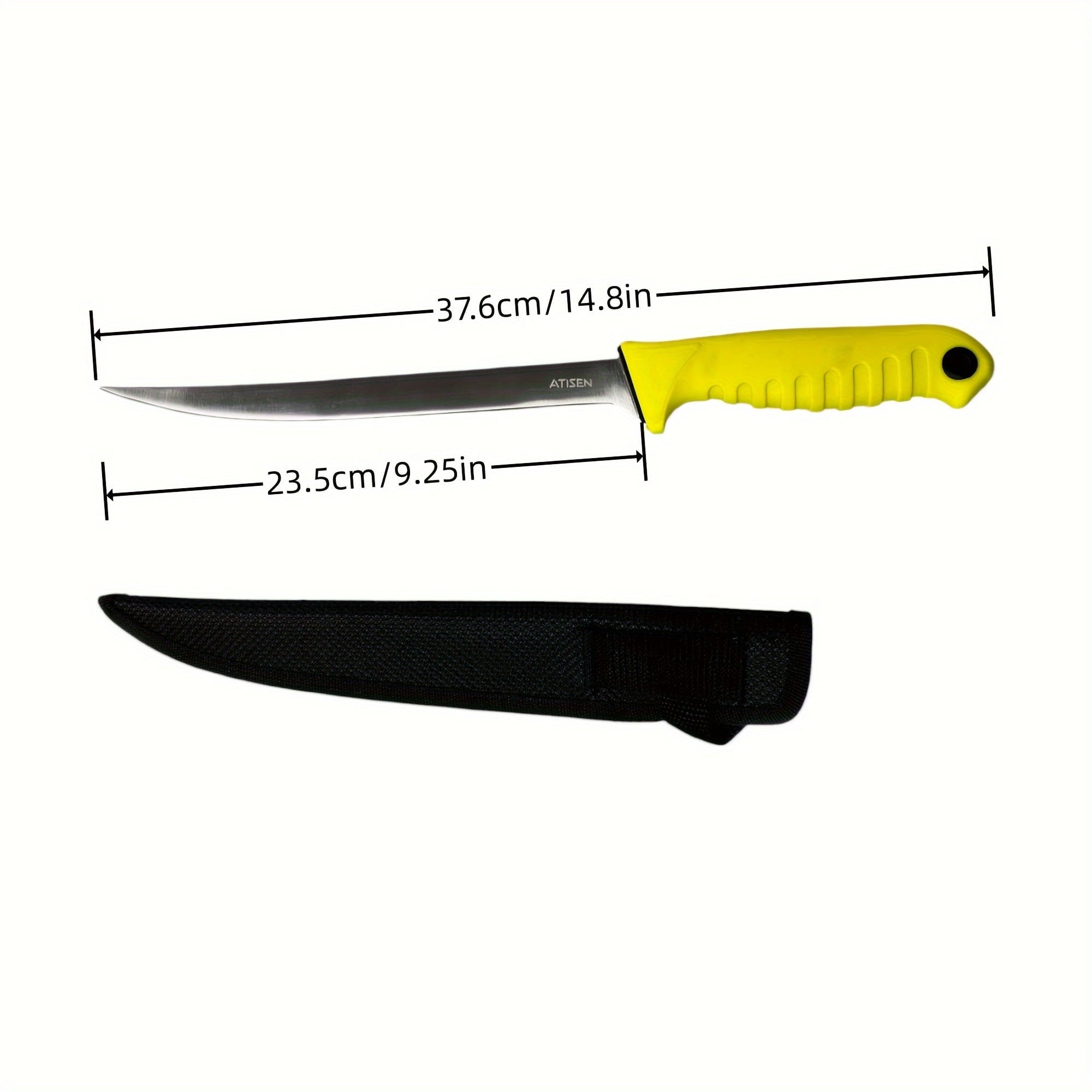 ATISEN 3-Piece Yellow Knife Set - view 4
