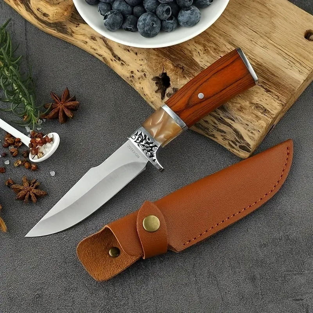 ATISEN Portable Handheld Meat Cleaver, Stainless Steel Blade, Ergonomic & Lightweight Design, Ideal for Camping, Kitchen, Chopping Meat, Slicing Fruit & Vegetables