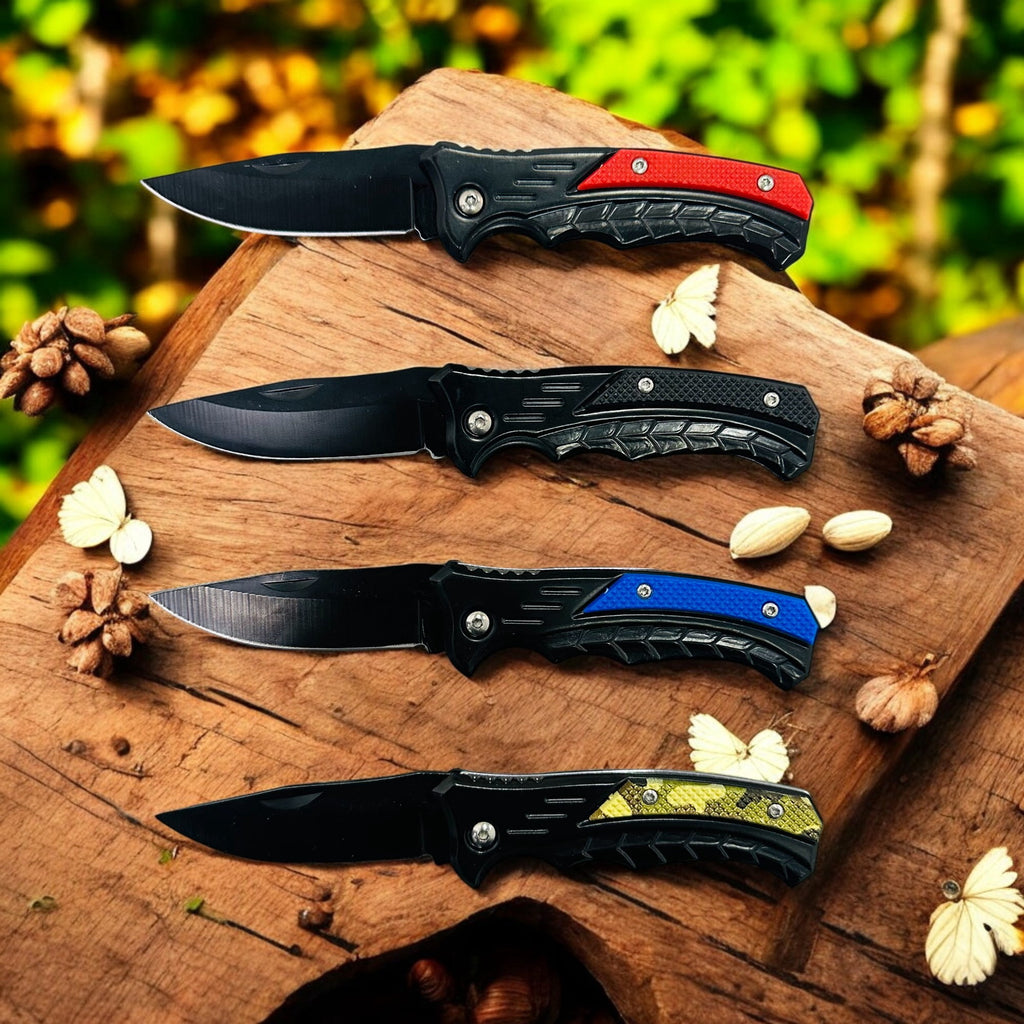 ATISEN 4-Pack Snakeskin Folding Knives - view 2