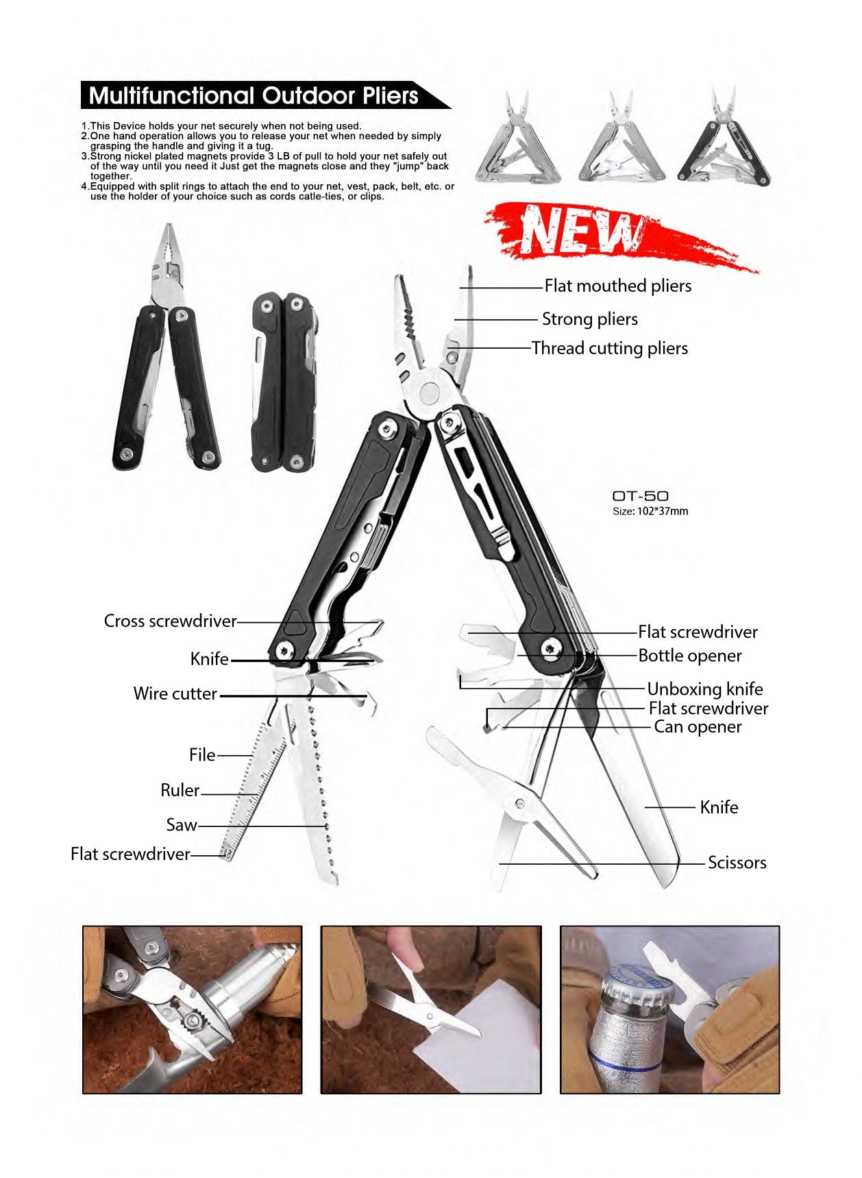 Atisen heavy-duty folding camping saw for wood cutting. Bulk outdoor bushcraft gear manufacturer serving UK market.
