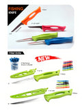 Atisen heavy-duty scimitar fish processing knife. Bulk commercial fishing tools manufacturer for Australian market.