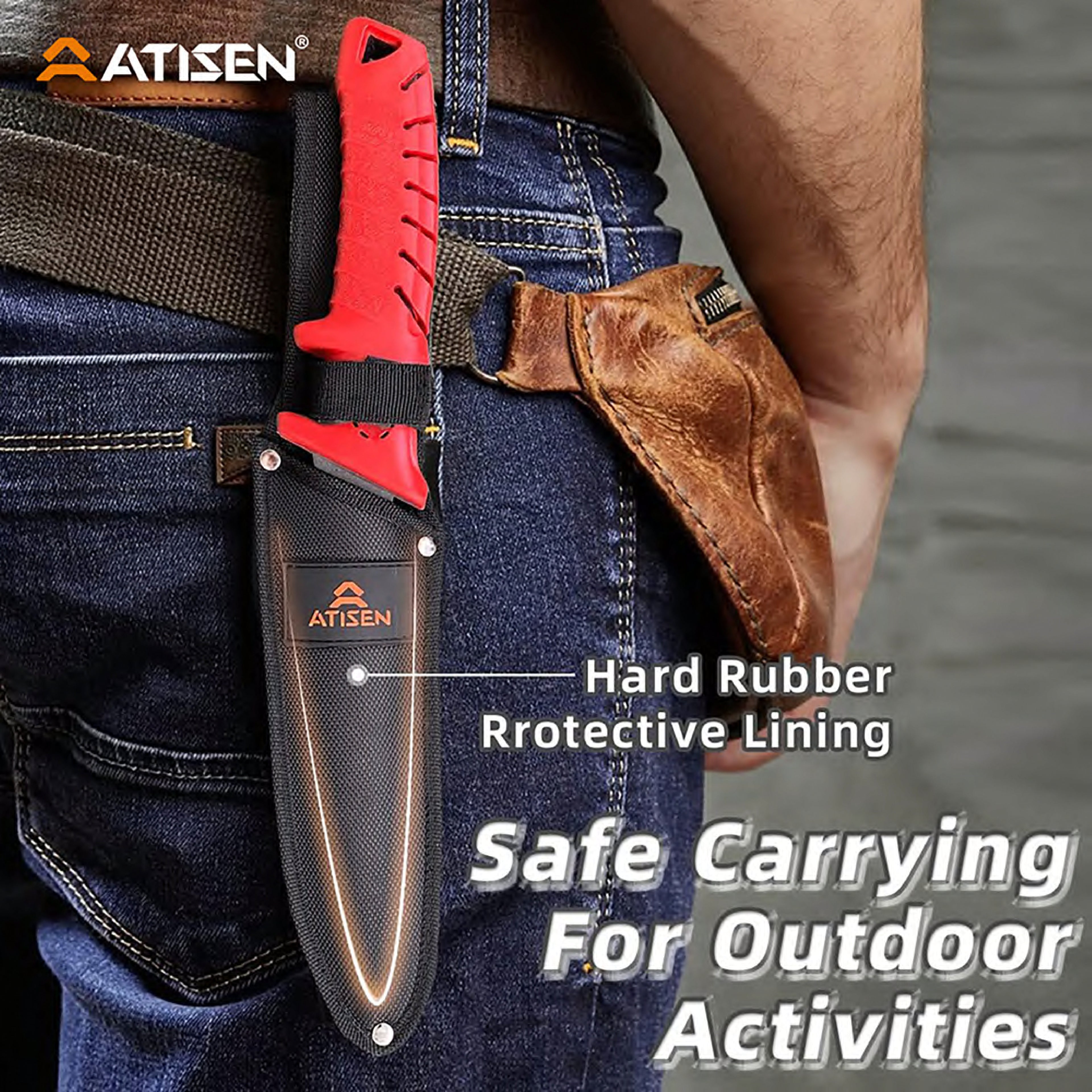 Atisen professional saltwater fishing tool set with pliers and knives. Bulk professional fishing gear for New Zealand market.