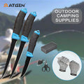 Atisen stainless steel fishing knife kit with sharpener and sheath. Bulk outdoor marine gear manufacturer serving UK market.