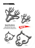 Atisen secure screwgate locking carabiner. Custom OEM climbing and outdoor gear factory for Canadian brands.