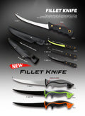 Atisen tactical diving and fishing knife with leg strap sheath. Custom outdoor gear manufacturer targeting Canada.