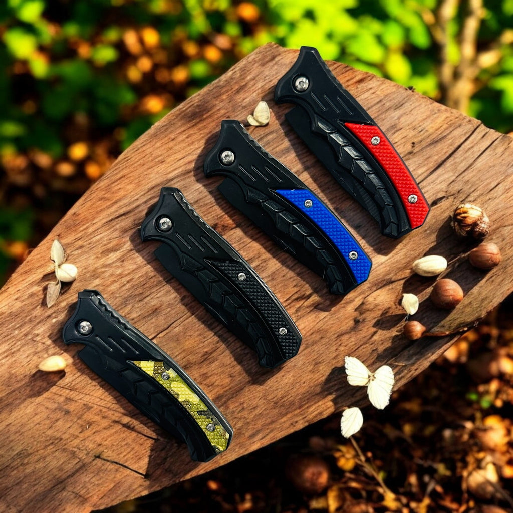 ATISEN 4-Pack Snakeskin Folding Knives - view 8