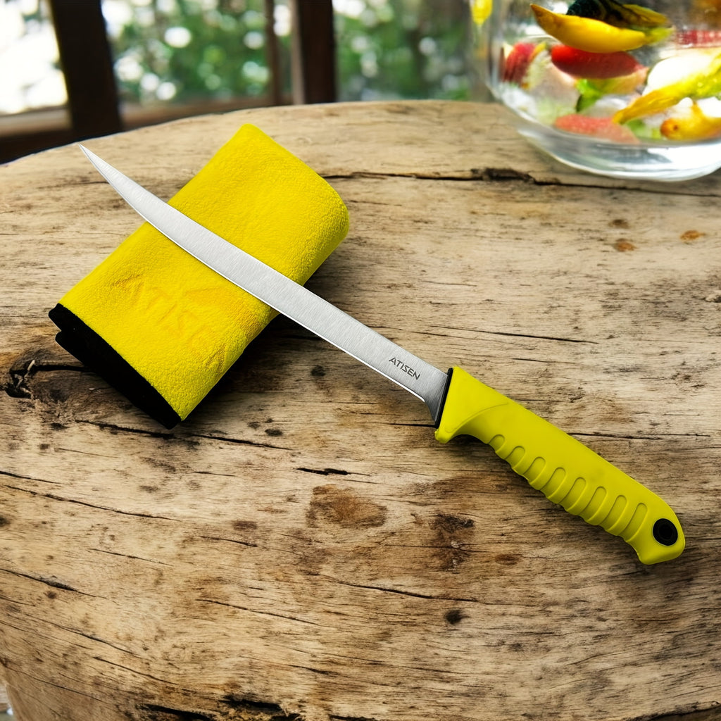 ATISEN 3-Piece Yellow Knife Set - view 3