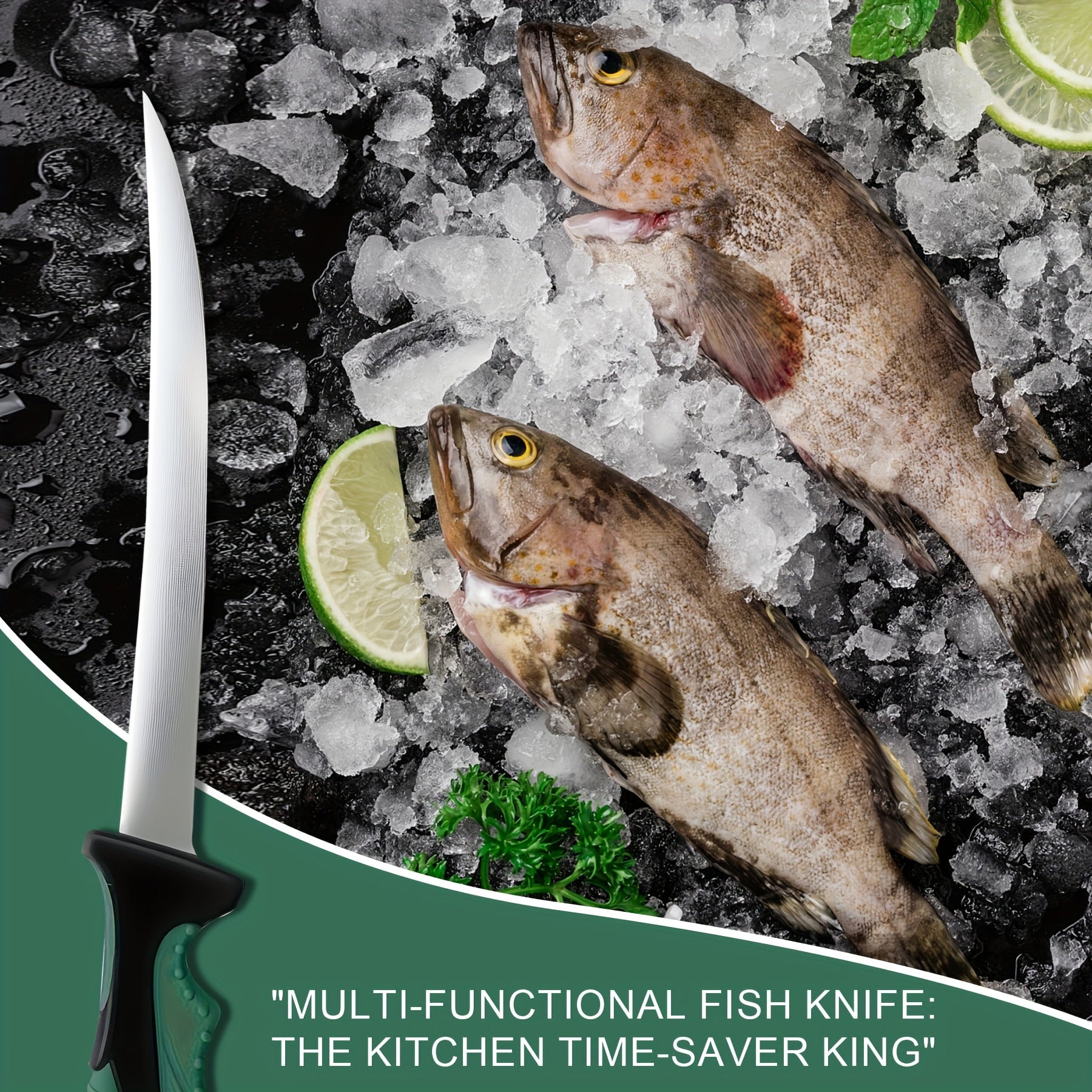ATISEN 3-Piece Fishing Knife Set - view 2