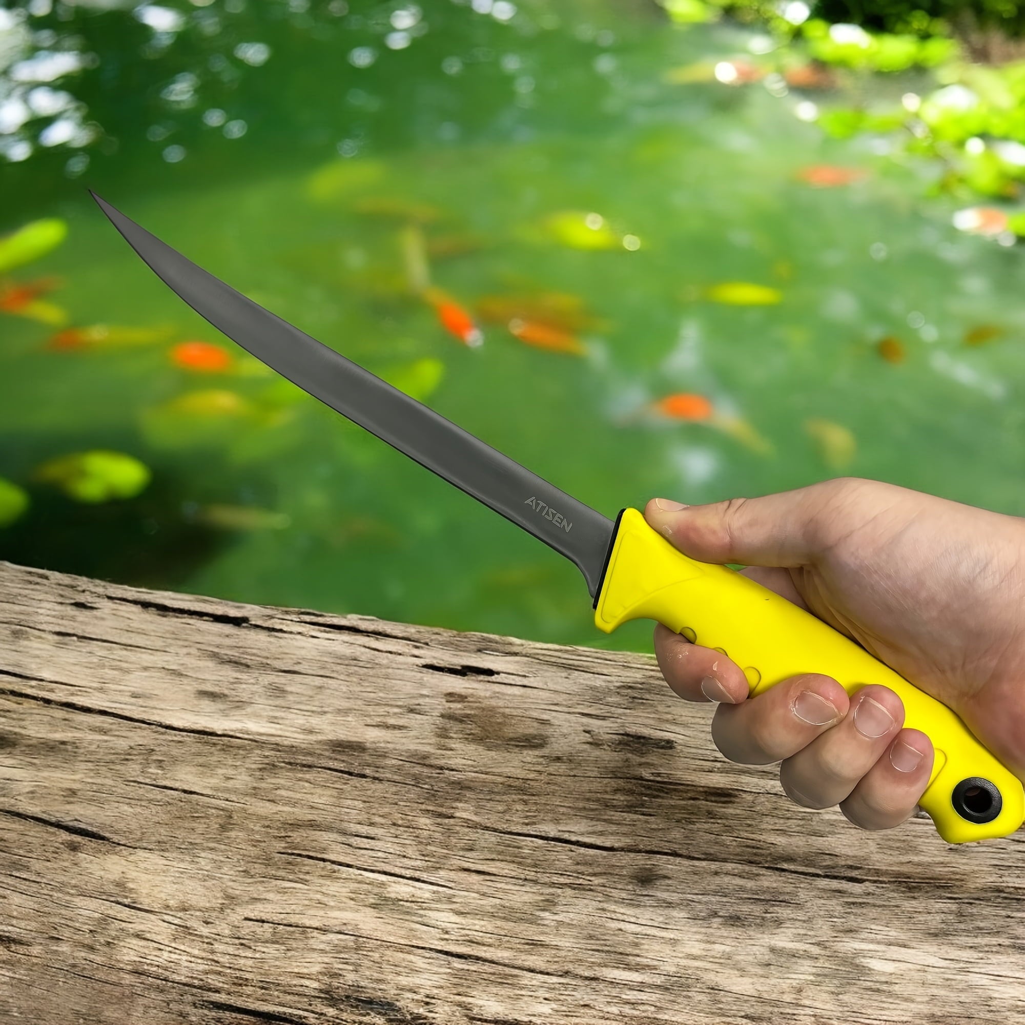 ATISEN 3-Piece Yellow Knife Set - view 7