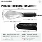 ATISEN Outdoor Tools Garden Shovel with Plastic Handle
