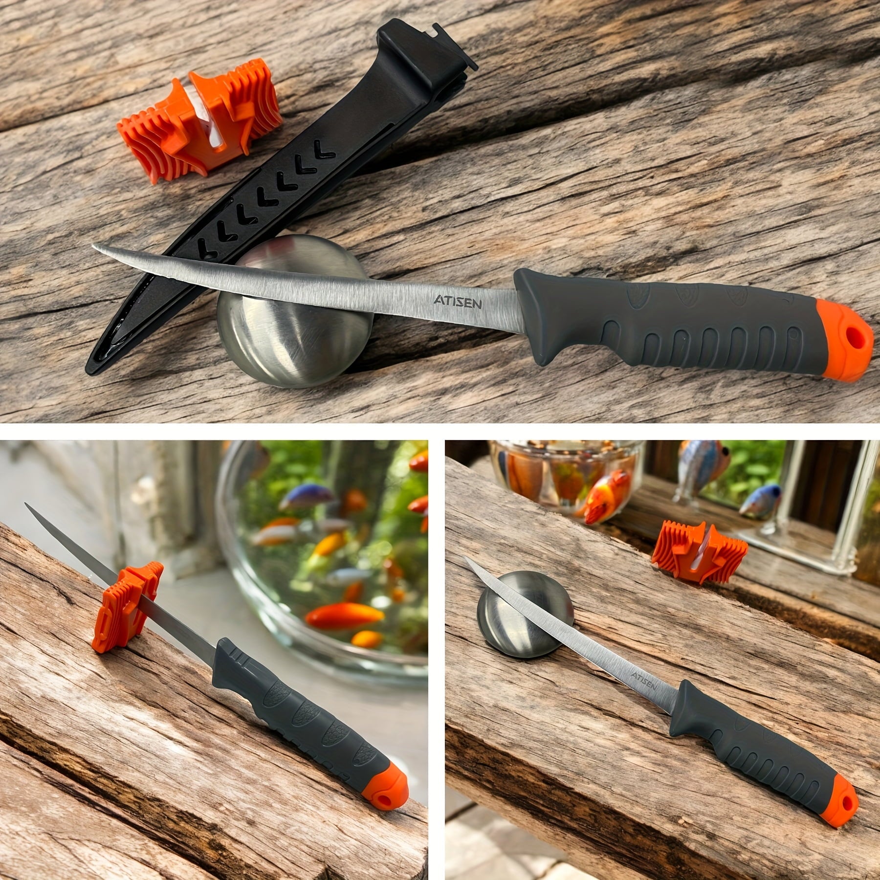 ATISEN 3-Piece Fish Knife Set - view 6