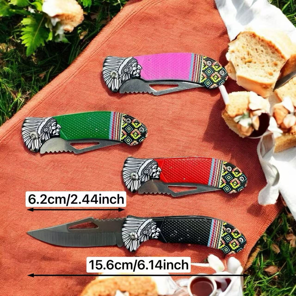 ATISEN 4-Piece Outdoor Folding Pocket Knife Set - view 8