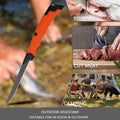 Atisen portable fishing knife and tools combo in roll-up bag. Factory direct camping and fishing gear for Canadian retailers.
