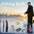 Atisen heavy-duty seafood processing knife kit. Factory direct commercial fishing tools for Canadian buyers.