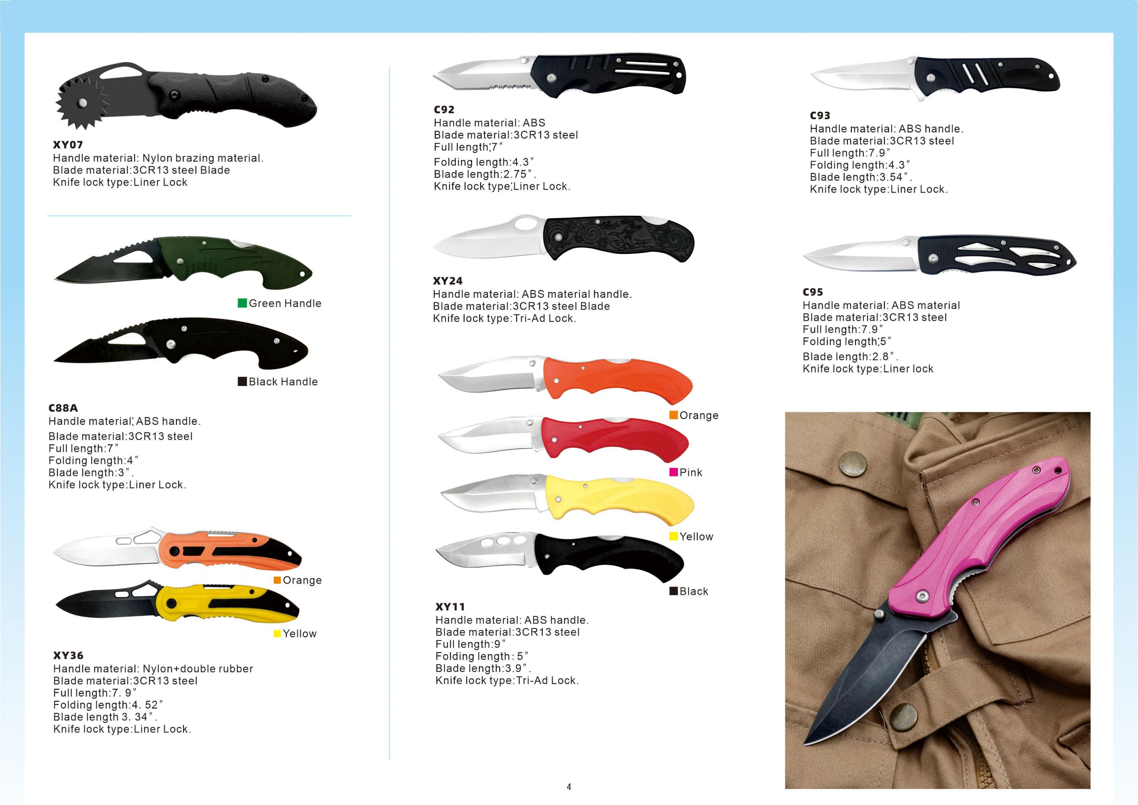 Atisen classic wood handle folding hunting knife. Factory direct outdoor survival equipment for Canadian retailers.