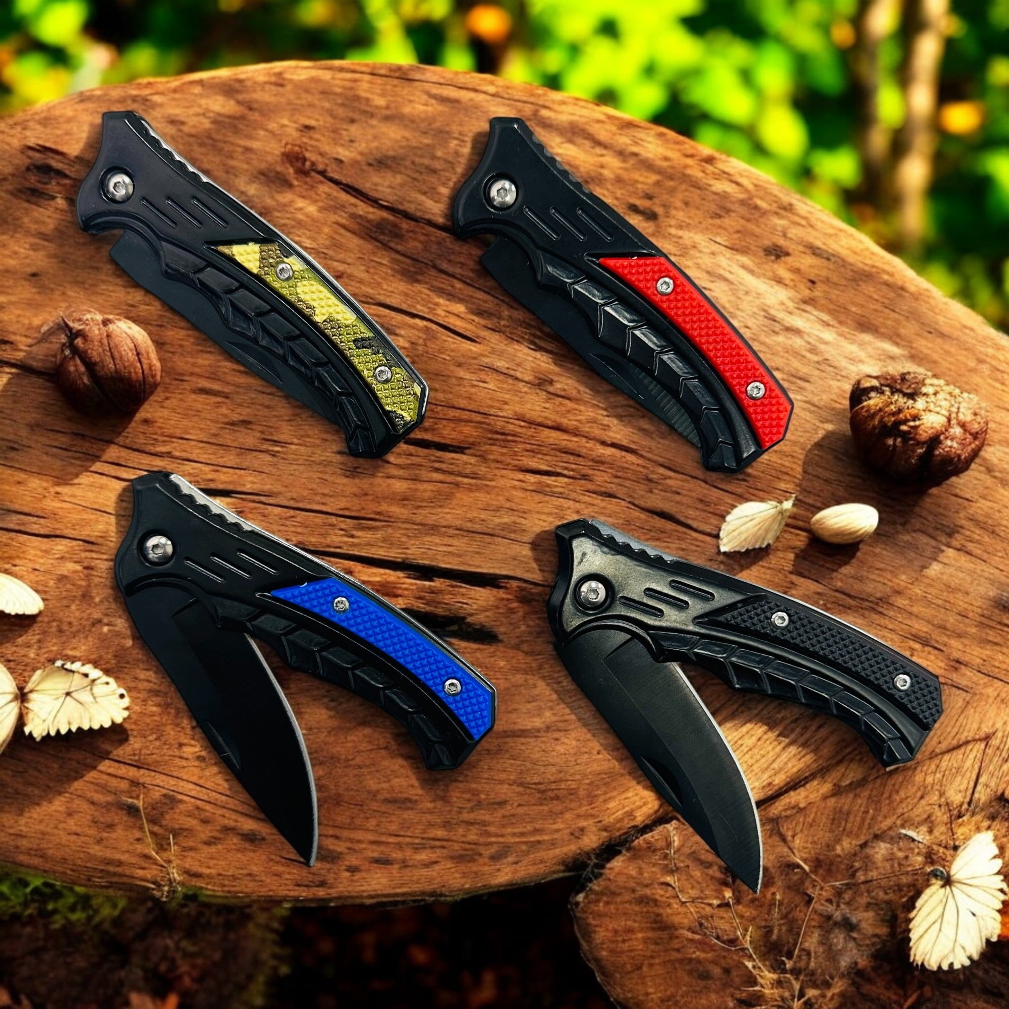 ATISEN 4-Pack Snakeskin Folding Knives - view 9
