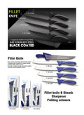 Atisen fish scaling knife with serrated back design. OEM custom fishing tackle manufacturer for European market.