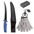 Atisen premium fishing knife set in protective EVA carrying case. OEM custom fishing equipment factory targeting Australia.