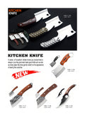Atisen heavy-duty bushcraft camping knife for wood carving. OEM custom survival knife factory targeting Australia.