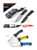 Atisen hunting skinning knife with gut hook blade. OEM outdoor hunting equipment manufacturer for Argentina.