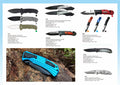 Atisen rugged folding survival knife with G10 handle. OEM custom tactical gear factory targeting Australia.