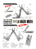Atisen compact manual pocket chainsaw. Bulk promotional survival and camping tools supplier for Chile.