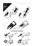 Atisen tactical molle webbing carabiner clip for military backpacks. B2B tactical gear supplier targeting Australia.