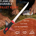 Atisen commercial fish butcher knife kit for large catches. Wholesale heavy-duty seafood processing gear for USA distributors.
