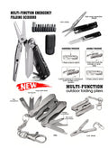 Atisen stainless steel EDC survival card multitool. Wholesale outdoor pocket tools supplier for USA distributors.