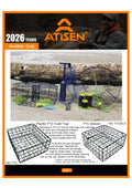 Atisen heavy-duty commercial crab trap for professional fishing. Wholesale marine harvesting equipment for USA distributors.
