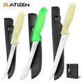 Atisen night fishing knife combo with aluminum LED torch. Wholesale camping and fishing supplies for USA Amazon sellers.