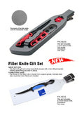 Atisen offset handle fish processing knife. Wholesale commercial seafood tools for European market.