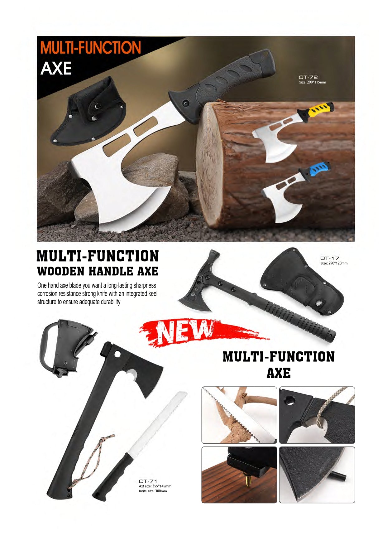 Atisen heavy-duty pocket wire saw for bushcraft. Wholesale B2B survival equipment for European e-commerce.