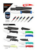 Atisen wholesale titanium coated fillet fishing knife. Anti-corrosion saltwater gear supplier for USA distributors.