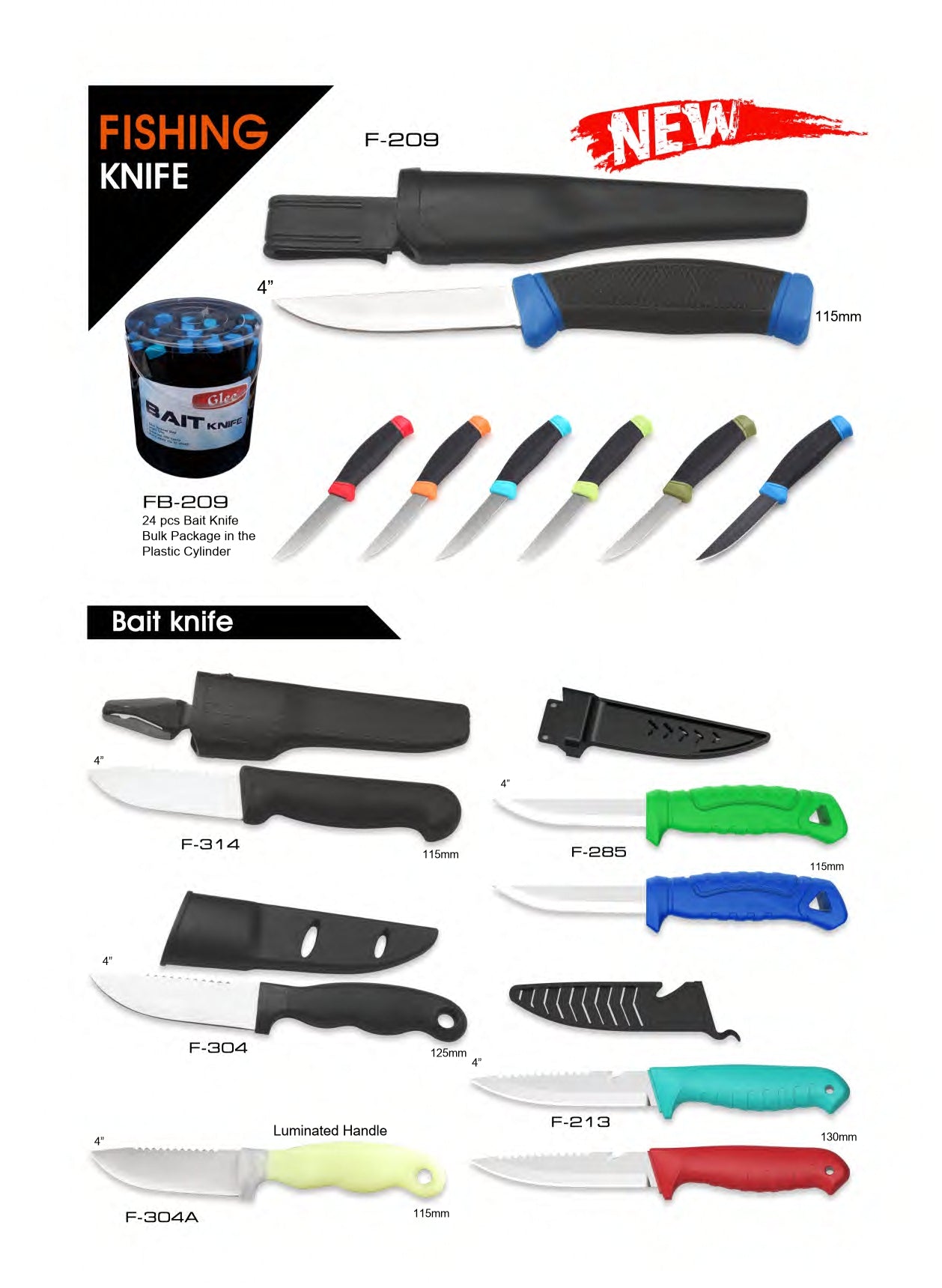Atisen wholesale titanium coated fillet fishing knife. Anti-corrosion saltwater gear supplier for USA distributors.
