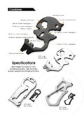 Atisen lightweight wire gate aluminum carabiner. Wholesale climbing and hiking accessories for UK distributors.